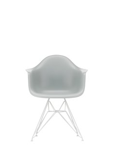 Vitra DAR Eames Plastic Armchair - wit - lichtgrijs RE