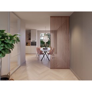 Cando Decowall Roomdivider Vloer- En Plafondprofielset - Walnoot - Recht