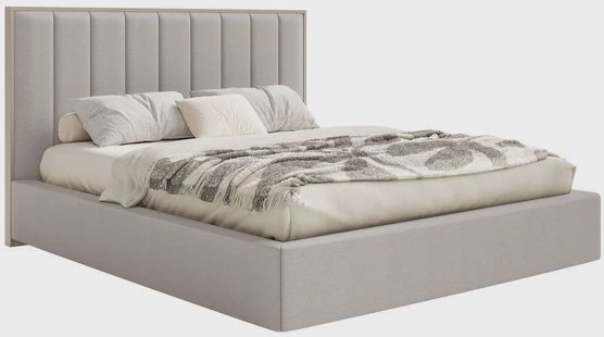 Bedframe Taavi chenille met opbergruimte en verlichting 140 x 200 cm | NADUVI Collection