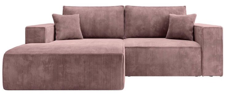 Hoekslaapbank Galine ribstof links | NADUVI Collection