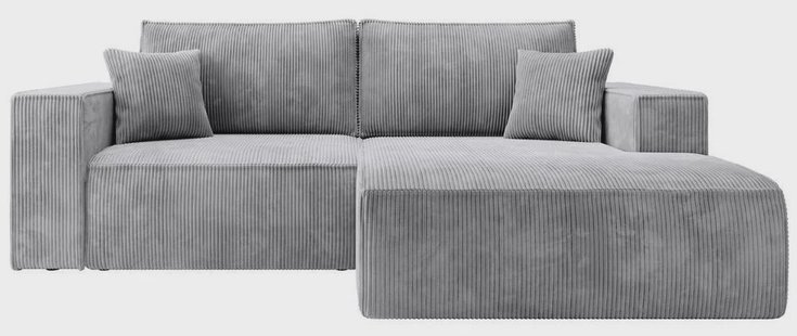 Hoekslaapbank Galine ribstof rechts | NADUVI Collection