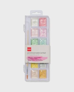HEMA Parelmoer waterverfset 12-delig