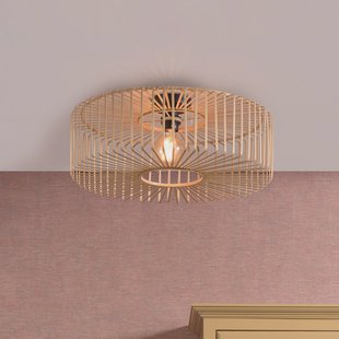 GOOD&MOJO Plafondlamp 'Bromo' Large, Bamboe, kleur Naturel