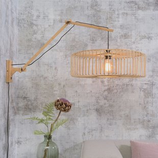 GOOD&MOJO Wandlamp 'Bromo' Large, Bamboe, kleur Naturel
