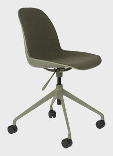 Zuiver Bureaustoel 'Albert Kuip' Bouclé, kleur Groen