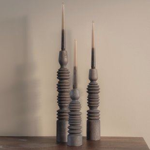 By-Boo Kaarshouder 'Totem' Set van 3 stuks, kleur Bruin