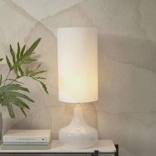 its about RoMi Tafellamp 'Reykjavik' Linnen, 75cm, kleur Wit