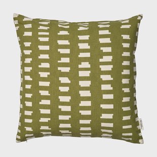 Classic Collection Ikat Block kussenhoes 50x50 cm Groen