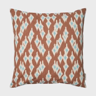 Classic Collection Ikat Diamond kussenhoes 50x50 cm Mocha