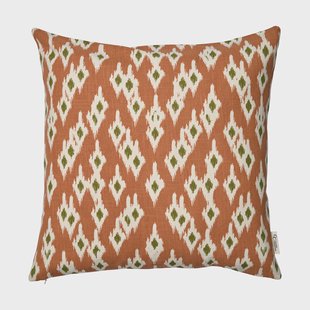 Classic Collection Ikat Diamond kussenhoes 50x50 cm Bruin