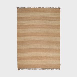 Classic Collection Jute Stripes vloerkleed Natural jute, 250x350 cm