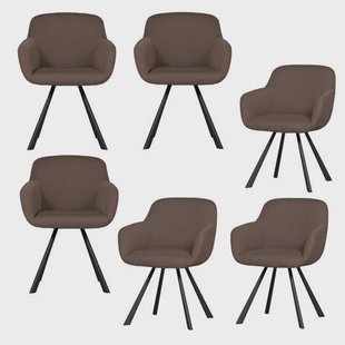 WOOOD eetkamerstoel (set van 6) Juno