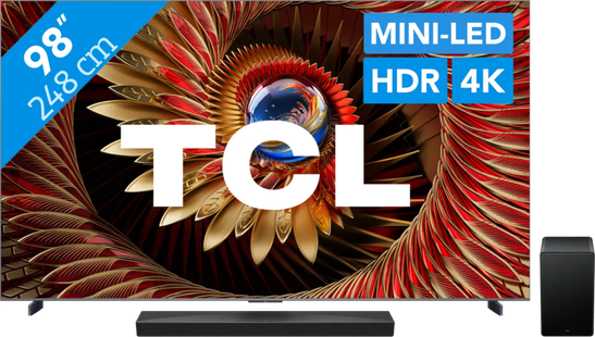 TCL 98 QD Mini-led C81K 4K (2025) + TCL Q65H