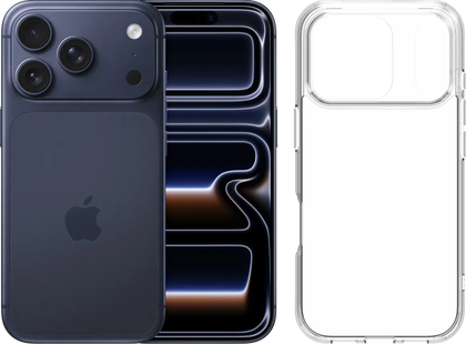 Apple iPhone 17 Pro 512GB Blauw + BlueBuilt Protective Back Cover Transparant