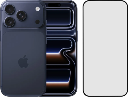 Apple iPhone 17 Pro 1TB Blauw + BlueBuilt Screenprotector Glas