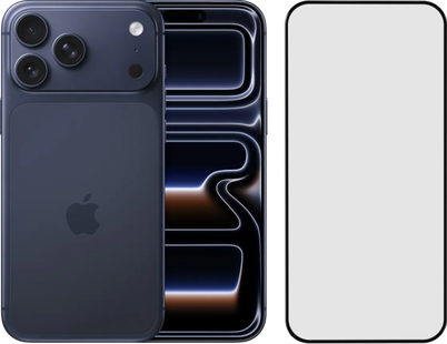 Apple iPhone 17 Pro Max 512GB Blauw + BlueBuilt Screenprotector Glas