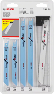 Bosch Professional Reciprozaagblad Hout en Metaal (6x)