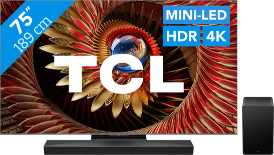TCL 75 QD Mini-led C81K 4K (2025) + TCL Q65H
