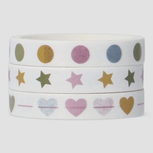 Papieren tape. 3 stuks