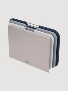 Set van 4 snijplanken Nest met standaard, verschillende formaten