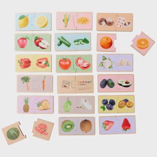 Montessori puzzel groente