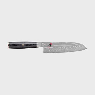 Miyabi Raw 5000FCD santokumes 18 cm Damascus-zwart