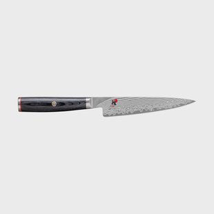 Miyabi Raw 5000FCD shotoh schaalmes 13 cm Damascus-zwart