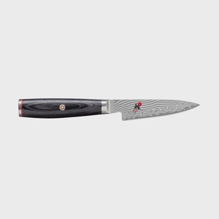 Miyabi Raw 5000FCD shotoh schaalmes 9 cm Damascus-zwart