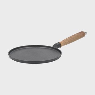 Nordwik Nordwik gietijzeren pannenkoekenpan met houten handvat 23 cm