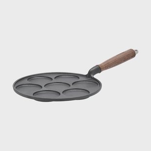 Nordwik Nordwik gietijzeren pannenkoekenpan met houten handvat 25,5 cm