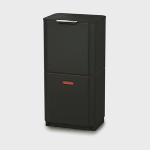 Joseph Joseph Joseph Joseph Totem Max vuilnisbak 60 L Carbon black