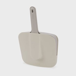 Joseph Joseph Cleantech wandgemonteerde bezem met blik Stone