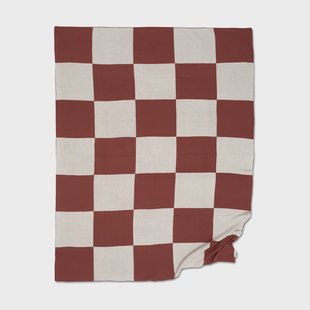 Classic Collection Square plaid 130x170 cm Donker Brown