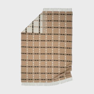 Classic Collection Tile plaid 130x180 cm Beige