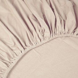 Kayori Biologisch Atsui - Hoeslaken - Flanel - 180x210-220 - Nude