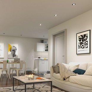 Paulmann LED inbouwlamp wit Ø 8 cm 4,8 W 3-traps dimbaar set van 10 stuks