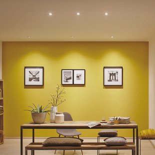 Paulmann inbouwlamp Nova, wit Ø 8 cm GU10-LED IP44 set van 3