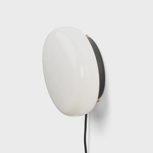 OPA wandlamp Opalglas, G9, Kabel/stekker/schakelaar GEJST - Woonkamer - 1 lamp