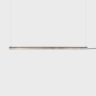 Radent hanglamp, staal, lengte 138 cm, G13 GEJST - Eetkamer - Metaal - 1 lamp