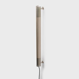 Radent wandlamp, stekker, staalgrijs, H. 70 cm, G13 GEJST - Woonkamer - Metaal - 1 lamp