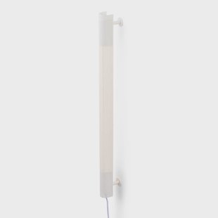 Radent wandlamp, stekker, wit, H. 70 cm, G13 GEJST - Woonkamer - Metaal - 1 lamp
