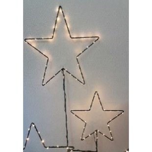 Central Park Verlichte Ster Lichtsnoer - 40 Led's - Warm Wit - 1m - Binnen