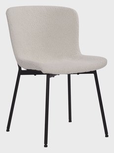 Artistiq Eetkamerstoel 'Ellena' Bouclé, kleur Wit