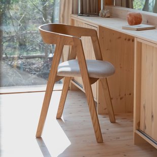 Zuiver Eetkamerstoel 'Mads' Essenhout, kleur Naturel