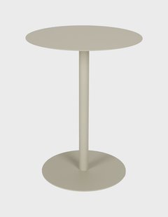 Zuiver Outdoor Bijzettafel 'Snow' 35cm, kleur Brown Rice