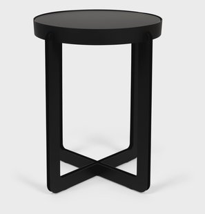 Zuiver Ronde Bijzettafel 'Centre' 43cm, kleur Zwart