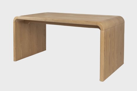 Zuiver Eettafel 'Brave' Eiken en rubberhout, 160 x 80cm