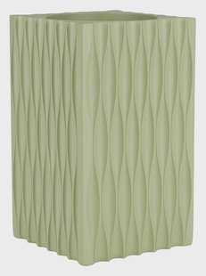 Zuiver Vaas 'Riley' 25cm, kleur Stone Green