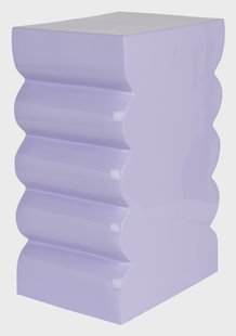 Zuiver Krukje/Bijzettafel 'Curves' 30 x 21cm, kleur Lila