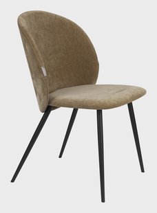 Zuiver Eetkamerstoel 'Cozy' Velvet, kleur Mustard